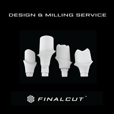 Titanium Custom Abutment - Design & Milling Service - FinalCut™