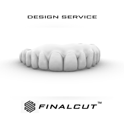 PMMA-Hybrid Full Arch-Design Service - FinalCut™