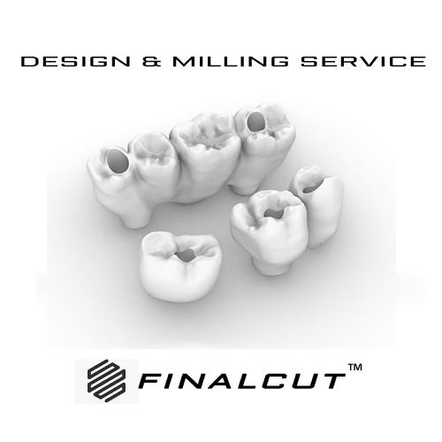 Implant Crown/Bridge-Design & Milling Service - FinalCut™