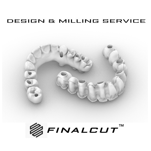 Hybrid Full Arches Design & Milling Service - FinalCut™