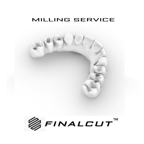 PMMA-Hybrid Full Arch-Milling  Service - FinalCut™